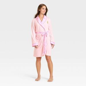 Universal - Wicked x Katie Kime Women's Graphic Robe - Pink M/ Pink